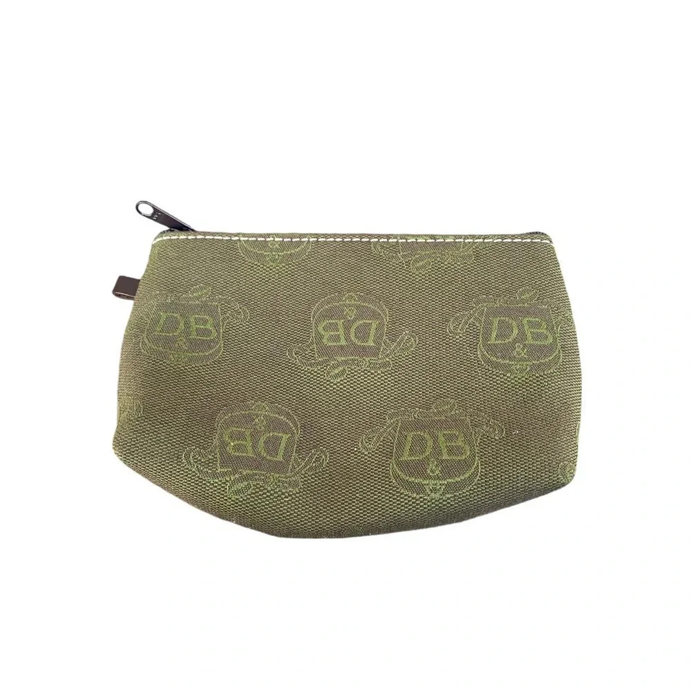 Dooney & Bourke canvas green pouch small